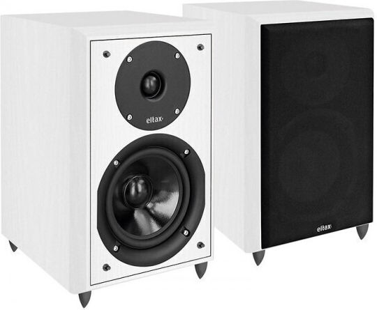 Eltax Monitor III Ηχείο Hi-Fi Βιβλιοθήκης 90W 2 Δρόμων Π15.5xΒ19.5xΥ24.5εκ. Λευκά