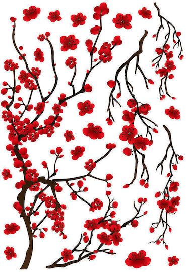 Dekorativer Aufkleber Wand 1Stück 47x67cm Crearreda