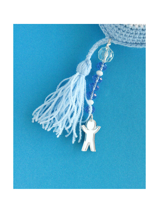 LifeLikes Hanging Lucky Charm Burner Light Blue made of Fabric 1pcs