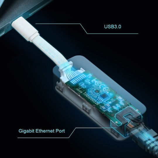 TP-LINK UE300C USB-C Network Adapter with Wired Gigabit Ethernet Connection Standard v2