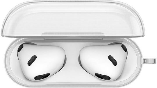 Baseus Hülle Silikon in Transparent Farbe für Apple AirPods 3