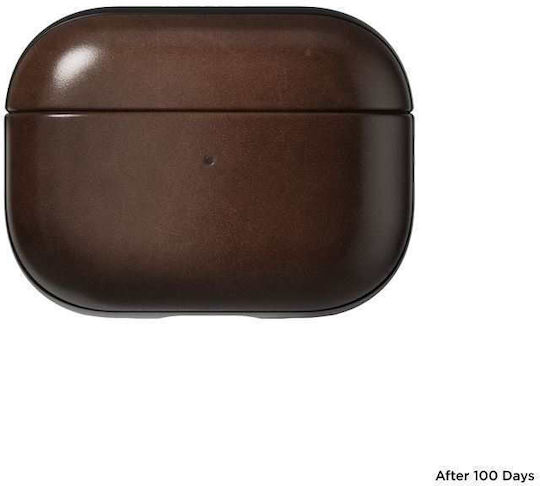 Nomad Modern Leather Калъф в Кафяв цвят за Apple AirPods Pro
