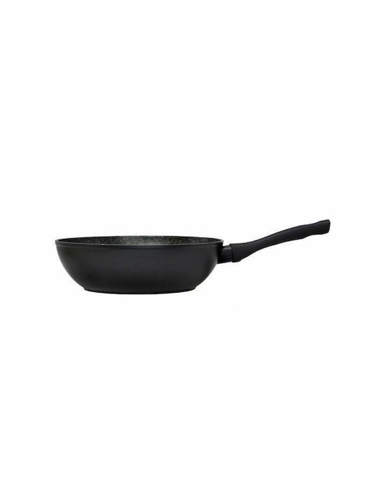 Cryspo Trio Petra Wok από Αλουμίνιο με Επίστρωση από Πέτρα 28cm