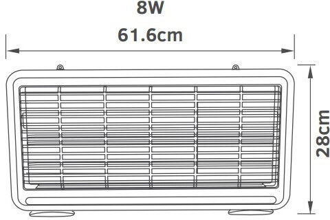 Panafan Line Me LED 8W 70m² 02-00602