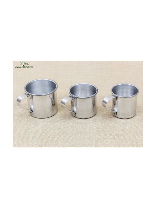 Mug Metallic Silver 500ml