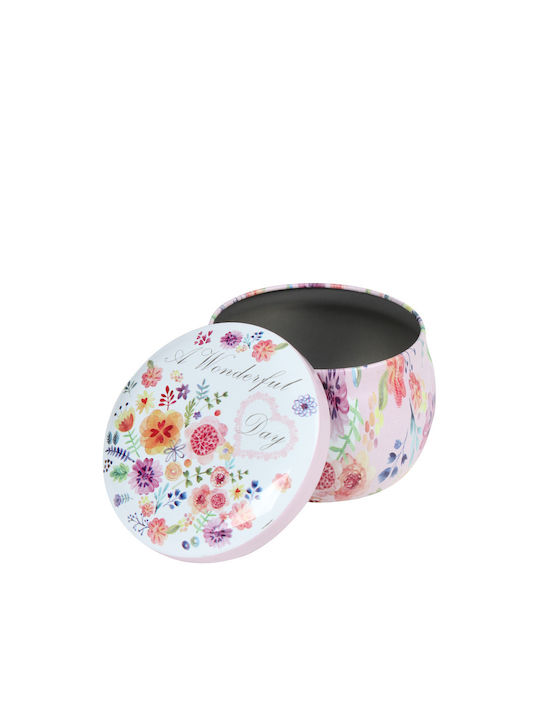 Keskor Metallic Storage Box with Lid Multicolour 7.3x7.3x5cm 1pcs