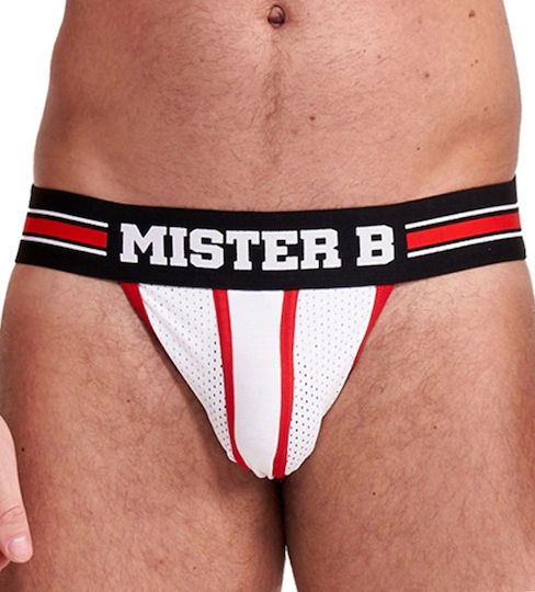 Mister B Ανδρικό Εσώρουχο Jockstrap Μαύρο