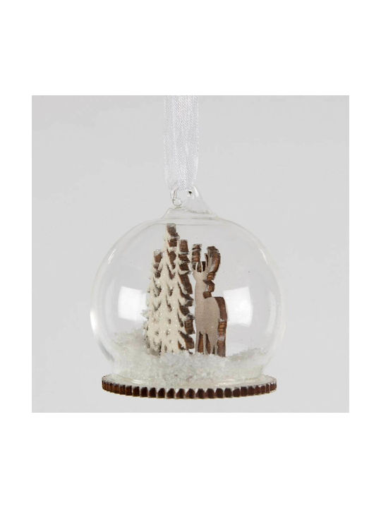 Sass & Belle Christmas Deer Ornament White