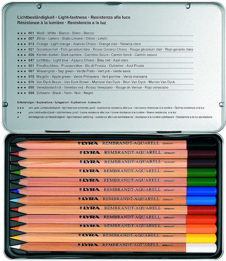 Lyra Rembrandt Farbstift-Set Aquarell 12Stück Packung von 1 Verpackungen