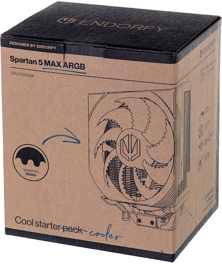 Endorfy Spartan 5 Max ARGB Ψύκτρα Επεξεργαστή για Socket AM4/AM5/1200/1700
