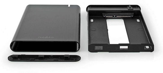 Nedis 233-2386 Case for Hard Drive 2.5" SATA III with Connection USB 3.2
