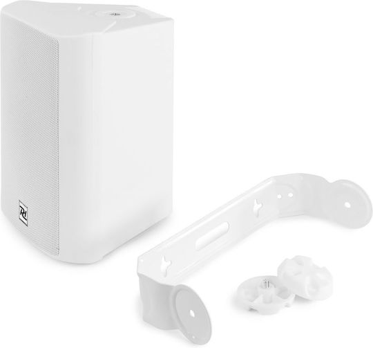 Power Dynamics DS65MW Self-powered Wall-mounted Speakers with Bluetooth (Pair) 22x30x24cm White