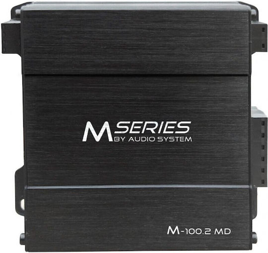 Audio System M100.2 Car Audio Amplifier 2 Channels Class A/B