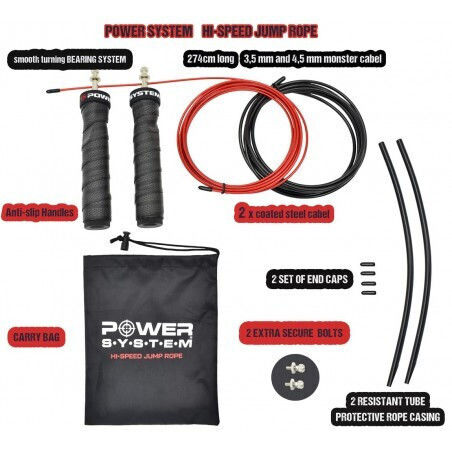 Power System Jump Rope with Ball Bearings Multicolour 2.74m