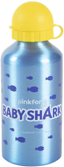 Cerda Baby Shark Kids Water Bottle Baby Shark Aluminium Light Blue 500ml