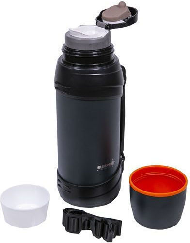Sunpro Sticlă Termos Oțel inoxidabil 2lt Negru cu Mâner