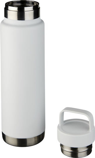Pf Concept Μπουκάλι Θερμός Ανοξείδωτο 600ml Λευκό