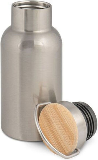 Koupakoupa Sticlă Termos Oțel Inoxidabil 350ml Argintiu