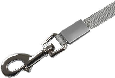Purlov Klappbar Hundeleine/Führleine Riemen in Schwarz Farbe 5m bis zu 15kg
