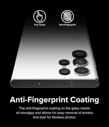 Ringke Frame Προστασία Κάμερας Tempered Glass Μαύρο για το Galaxy A34