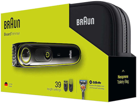 Braun Set Reîncărcabilă Mașină de Tuns Negru BT3941