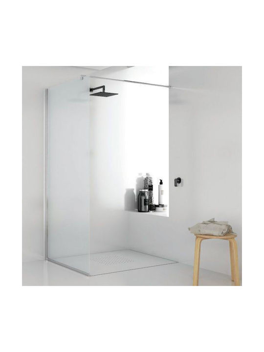 Orabella Serena Shower Screen for Shower 60x185cm Clean Glass Chrome