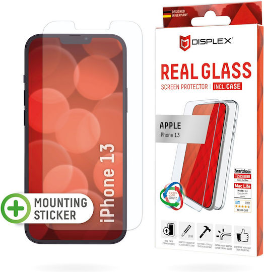Displex REAL GLASS Tempered Glass (iPhone 16e / 14 / 13 / 13 Pro)