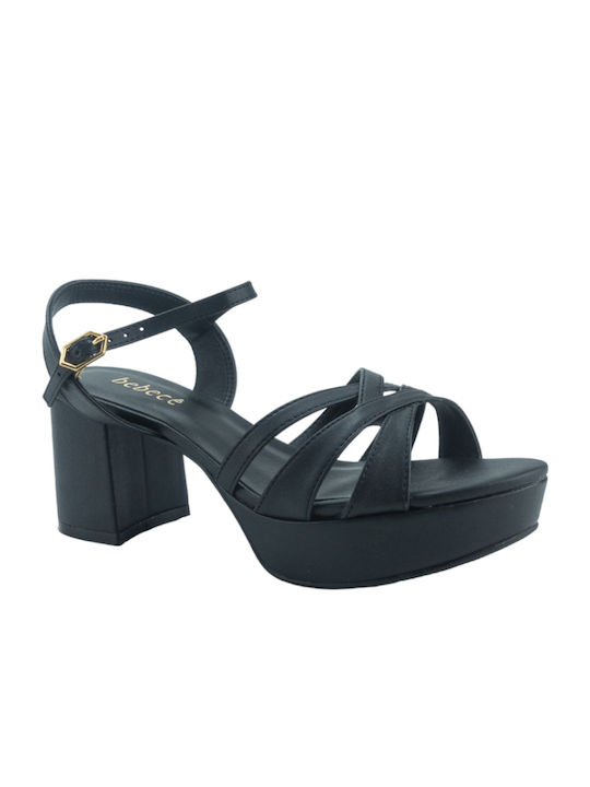 Bebece Damen Sandalen in Schwarz Farbe