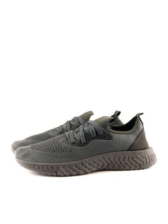 Love4shoes Damen Sneakers Gray