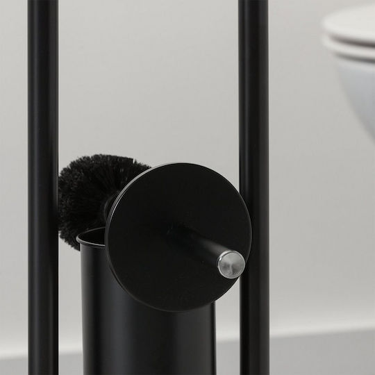 Sealskin Acero Toilet Rack Σετ Αξεσουάρ Μπάνιου Μεταλλικό Μαύρο 2τμχ