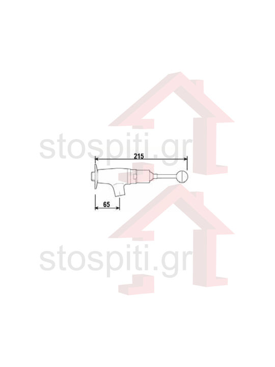 River Handicap Faucet Time Flow Sink Faucet Silver
