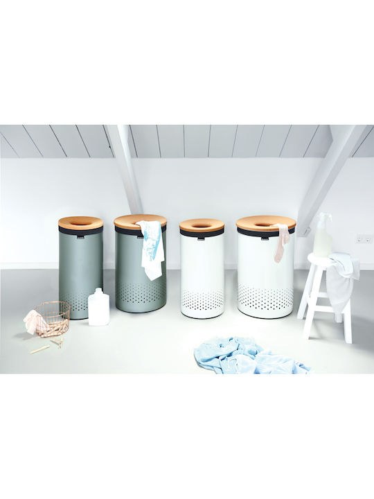 Brabantia Box Καλάθι Απλύτων Υφασμάτινο Πτυσσόμενο Γκρι