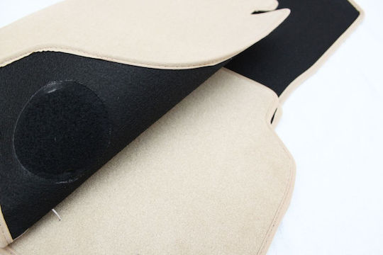 Petex Set of Front and Rear Mats 4pcs for BMW Series 7 / F01 2010 Beige