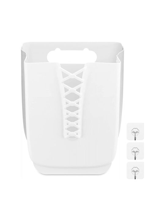 Navaris Wäschekorb Kunststoff Klappbar 30lt 37x24x40cm Weiß