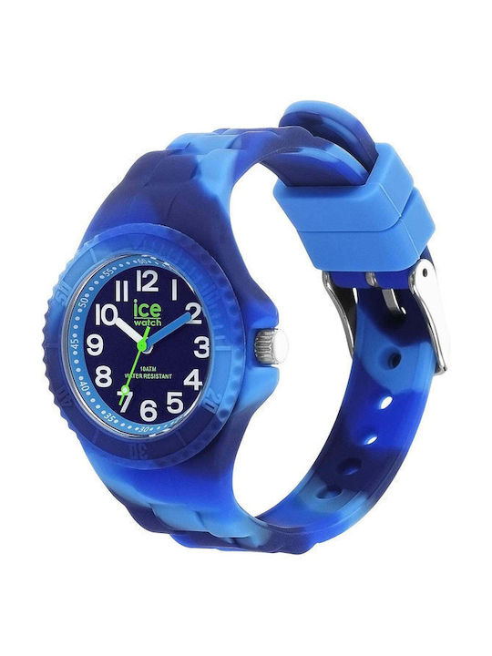 Ice Watch with Blue Rubber Strap