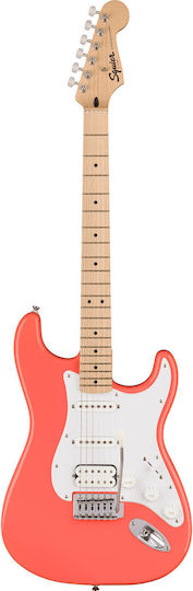 Squier Sonic Ηλεκτρική Κιθάρα ST Style με HSS Διάταξη Μαγνητών Πορτοκαλί