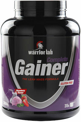 Warrior Lab Complete Gainer Χωρίς Γλουτένη με Γεύση Φράουλα 3kg