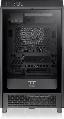 Thermaltake The Tower 200 Mini Chassis Gaming Mini Tower Computer Case with Window Panel Black