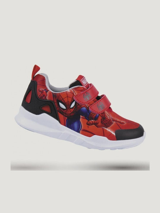Spiderman Kinder Sneaker Anatomisch mit Bügel- und Schleifenverschluss Rote