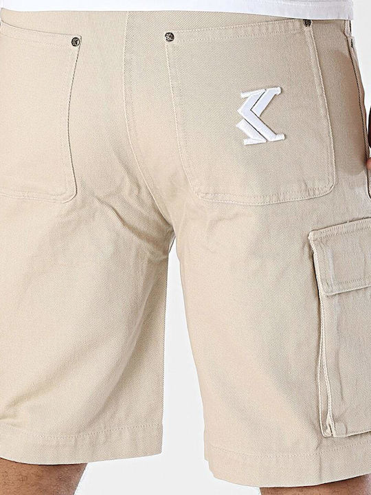 Karl Kani Men's Shorts Cargo Beige