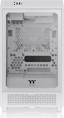 Thermaltake The Tower 200 Snow Mini Chassis Gaming Mini Tower Computer Case White