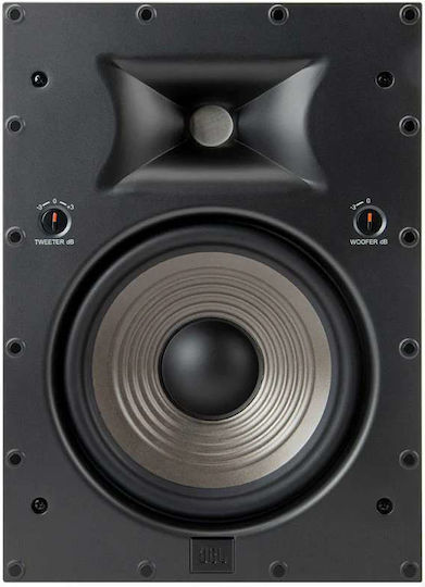 JBL Studio 6 8IW Εντοιχιζόμενο Ηχείο 60W (Τεμάχιο) Μαύρο