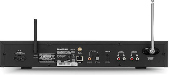 Sangean WFT-4 DAB+ mit Bluetooth Schwarz