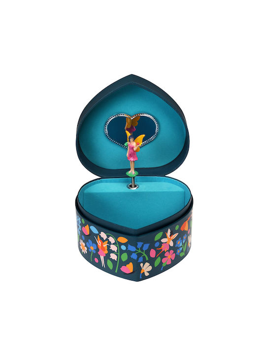 Rex London Copii caseta de bijuterii pentru copii Fairies in the Garden din Lemn 1buc 29297 Albastru