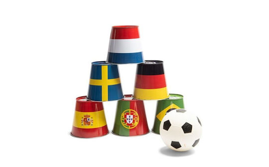 BS Toys Game Outdoor Tin Cans Football