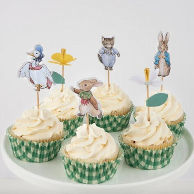 Meri Meri Peter Rabbit Backförmchen für Party 24Stück