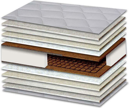 AttikaStrom Magic Ημίδιπλο Ορθοπεδικό Στρώμα 120x200x18cm με Ελατήρια