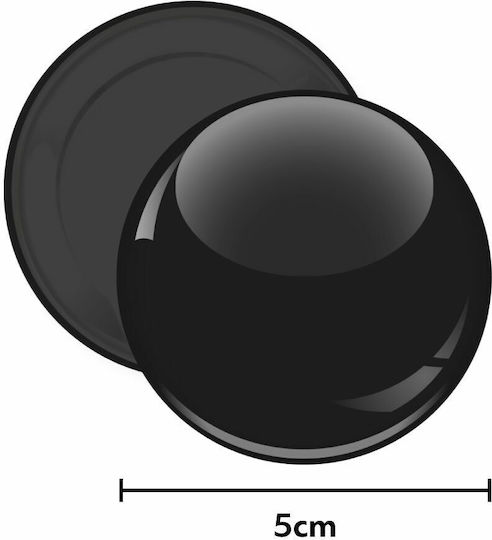 Round Decorative Magnet Metallic 5x5cm