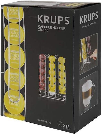 Krups Стойка за капсули XB201000 за 18 капсули Dolce Gusto 22x12.5x30см