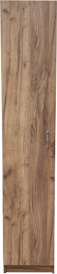 Ντουλάπα Γραφείου Ξύλινη Lela Slim Δρυς 35x35x190cm